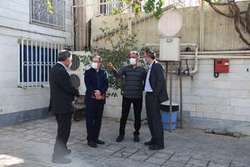 بازدید از خوابگاه های دانشجویی